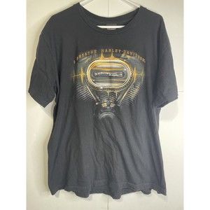 I Breath Harley-Davidson Screamin T-Shirt XL Black Beach House Shallotte NC USA